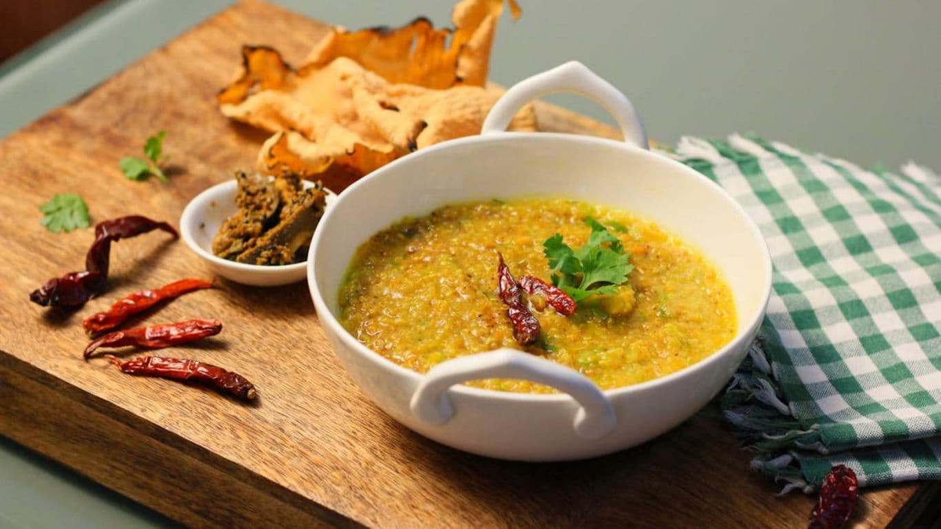Khichdi for lunch. 