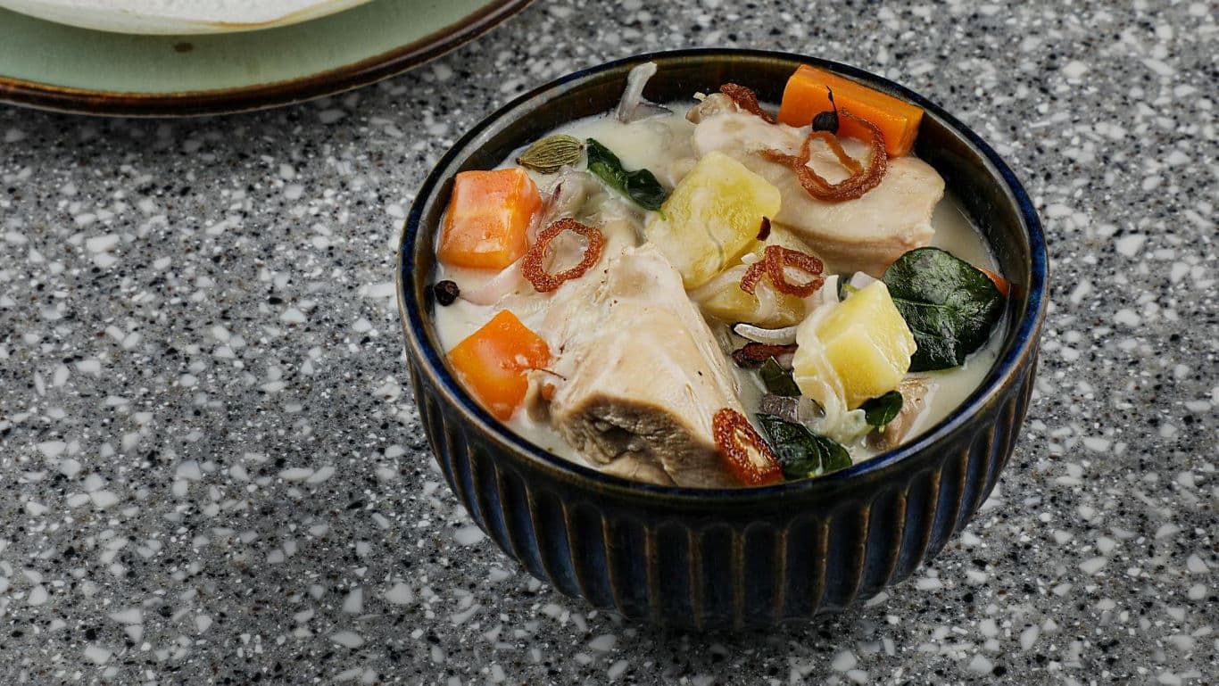 A bowl of homely stew.
