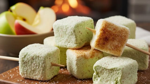 Sweet Apple Marshmallows for Christmas