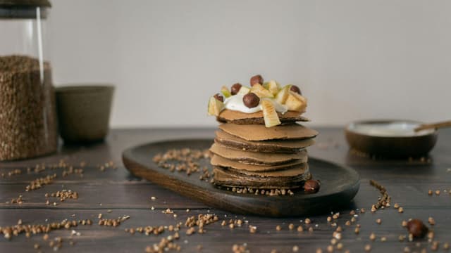 Fluffy Buckwheat Pancakes