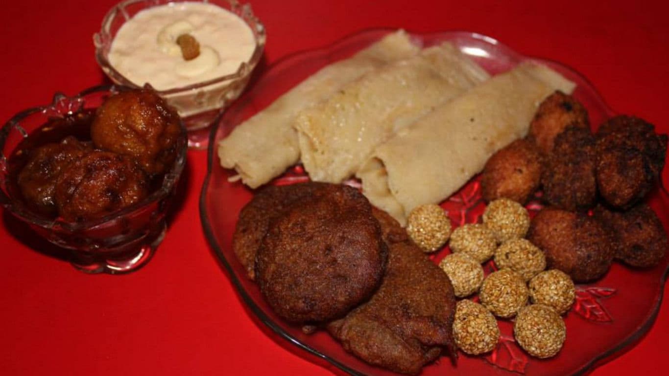 Bengali pitha on a plate - banner image