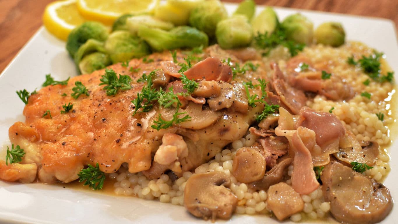 Chicken with Mushrooms and Vegetables