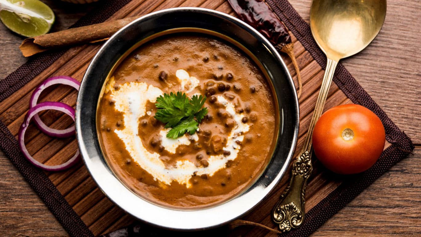 Traditional Indian Dal Makhani in Bowl