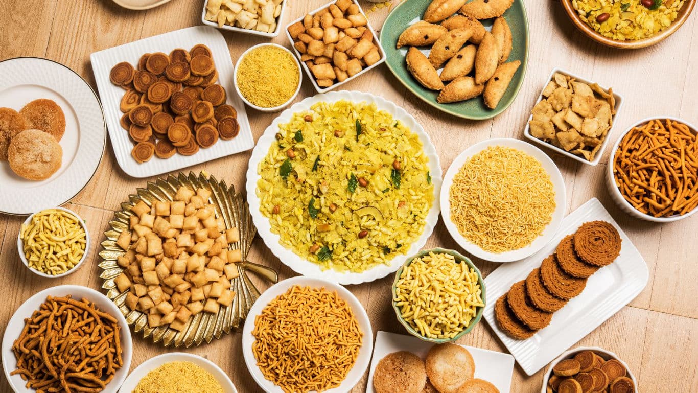 Dhanteras snack platter
