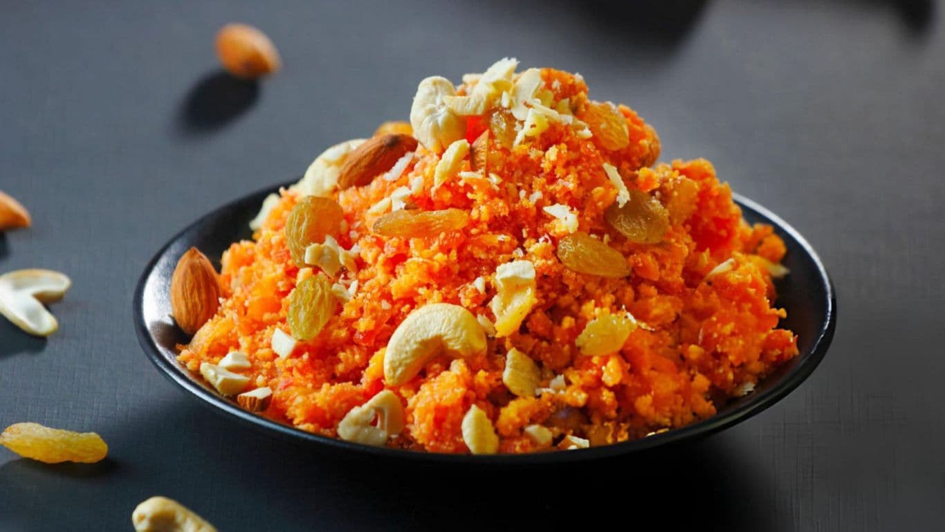 Traditional Indian dessert with nuts