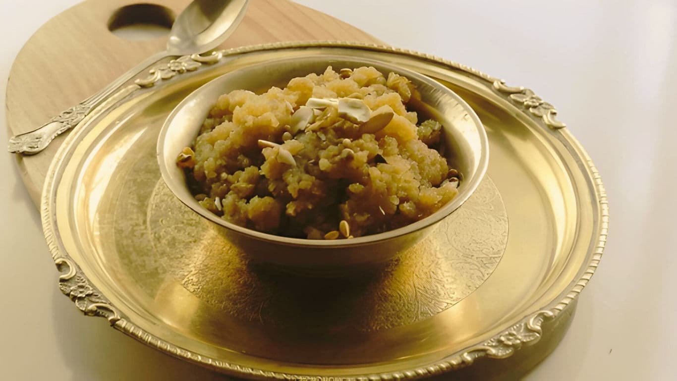Kadha Prasad in a bowl - banner image