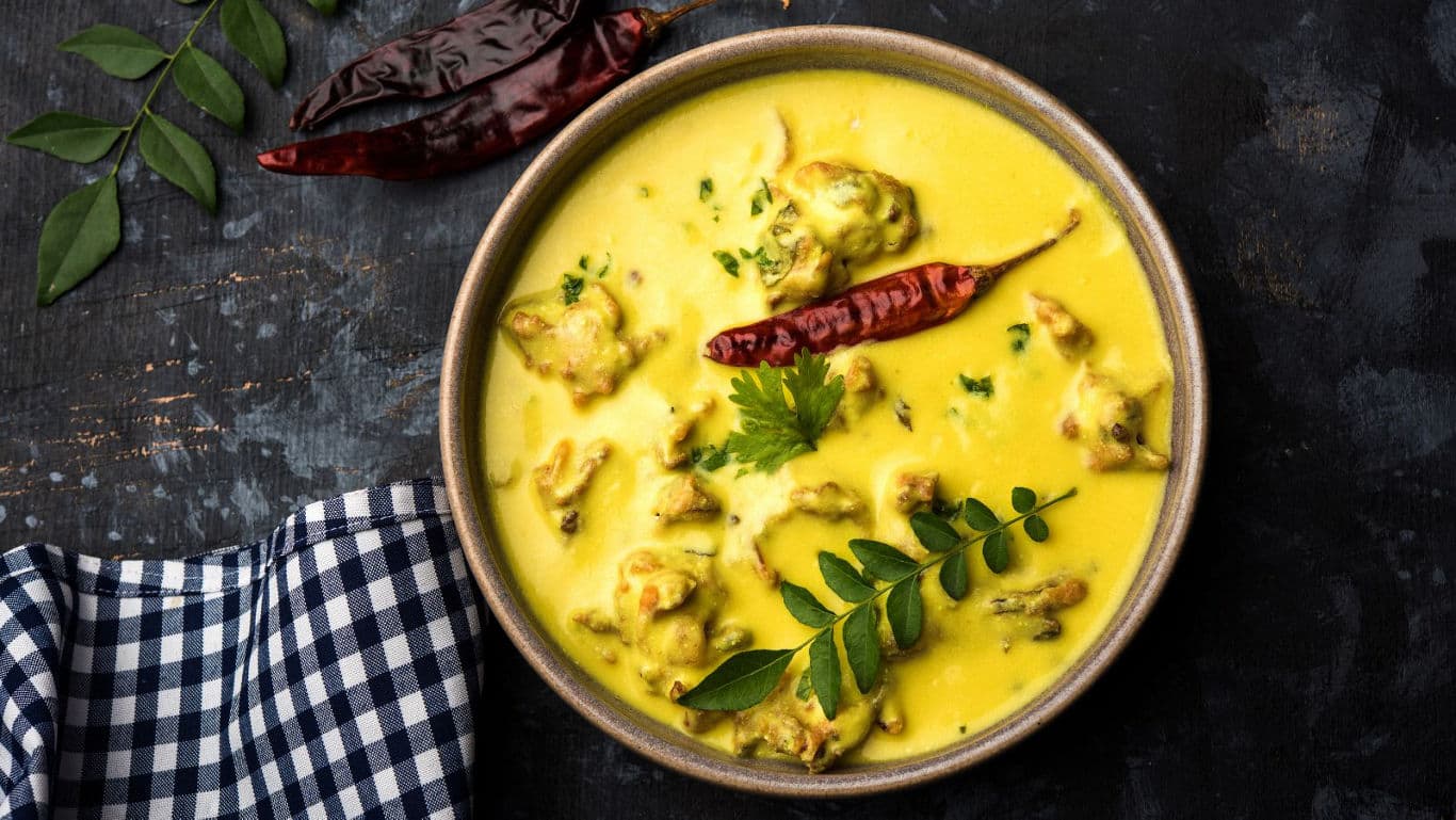Traditional Indian curry with spices