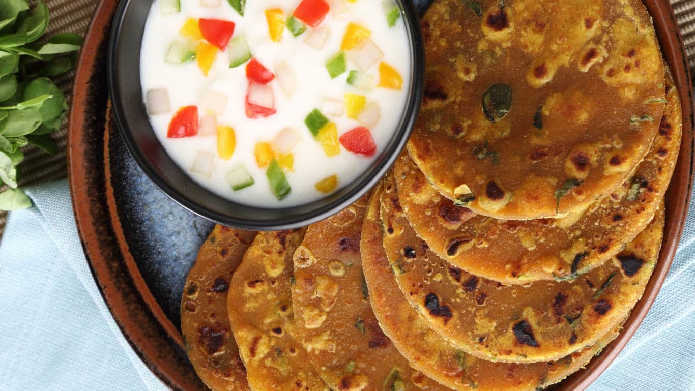 Leftover Dal Paratha