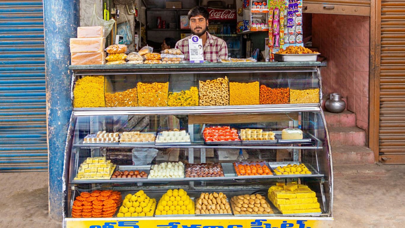 Local sweet shop.