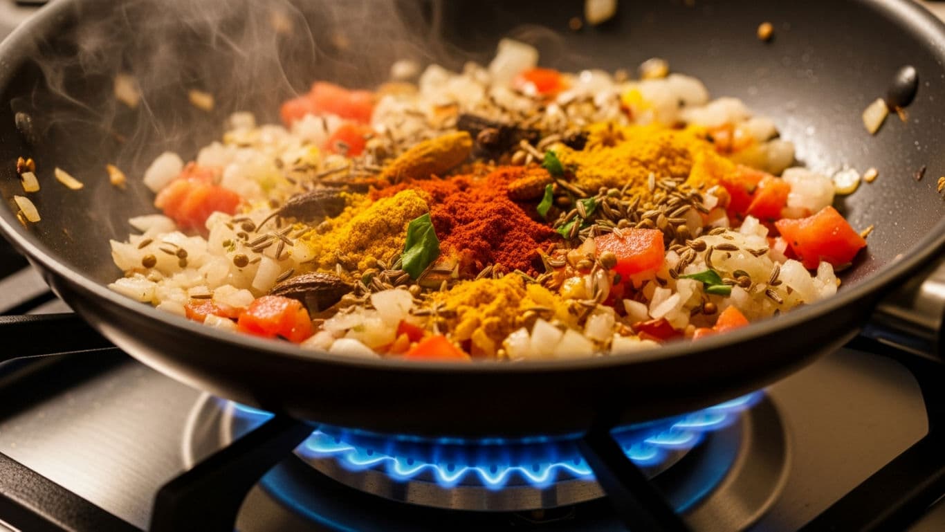 Medium Flame: For Balanced Cook 