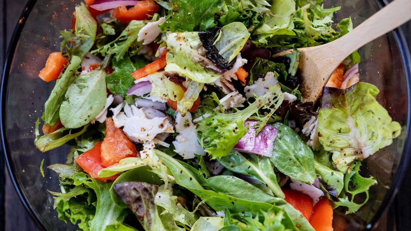 Fresh Mixed Salad with Vegetables