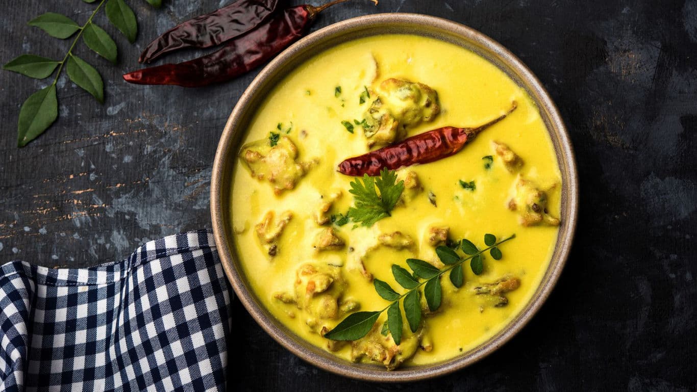 Traditional Indian curry with spices