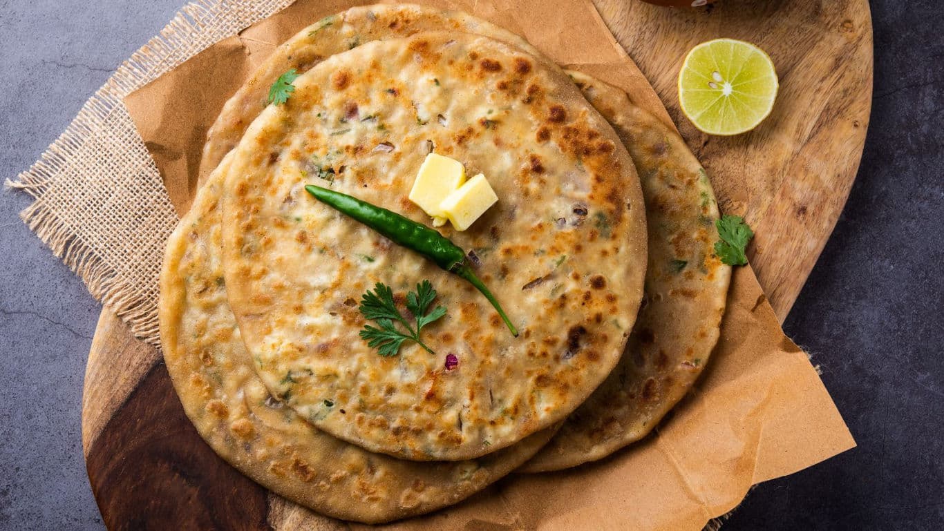 Parathas for breakfast