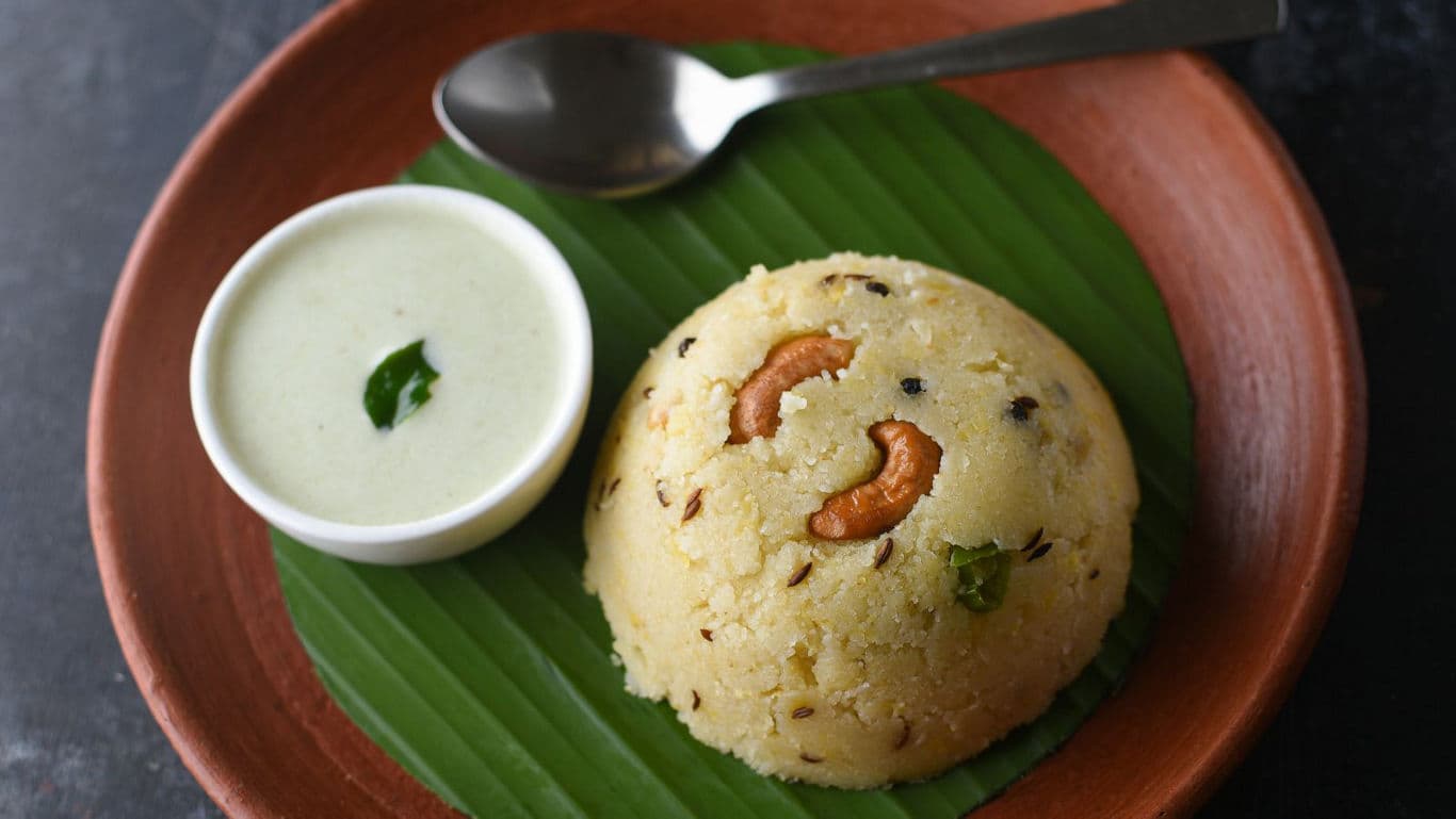South Indian breakfast with chutney