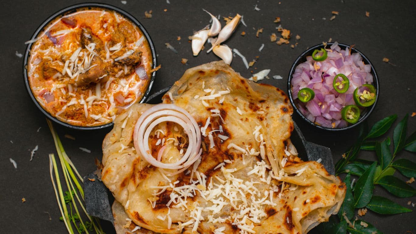 Punjabi lunch at home
