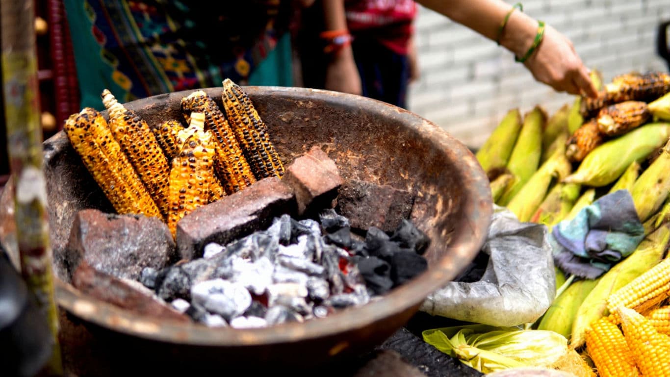 Roasted Bhutta