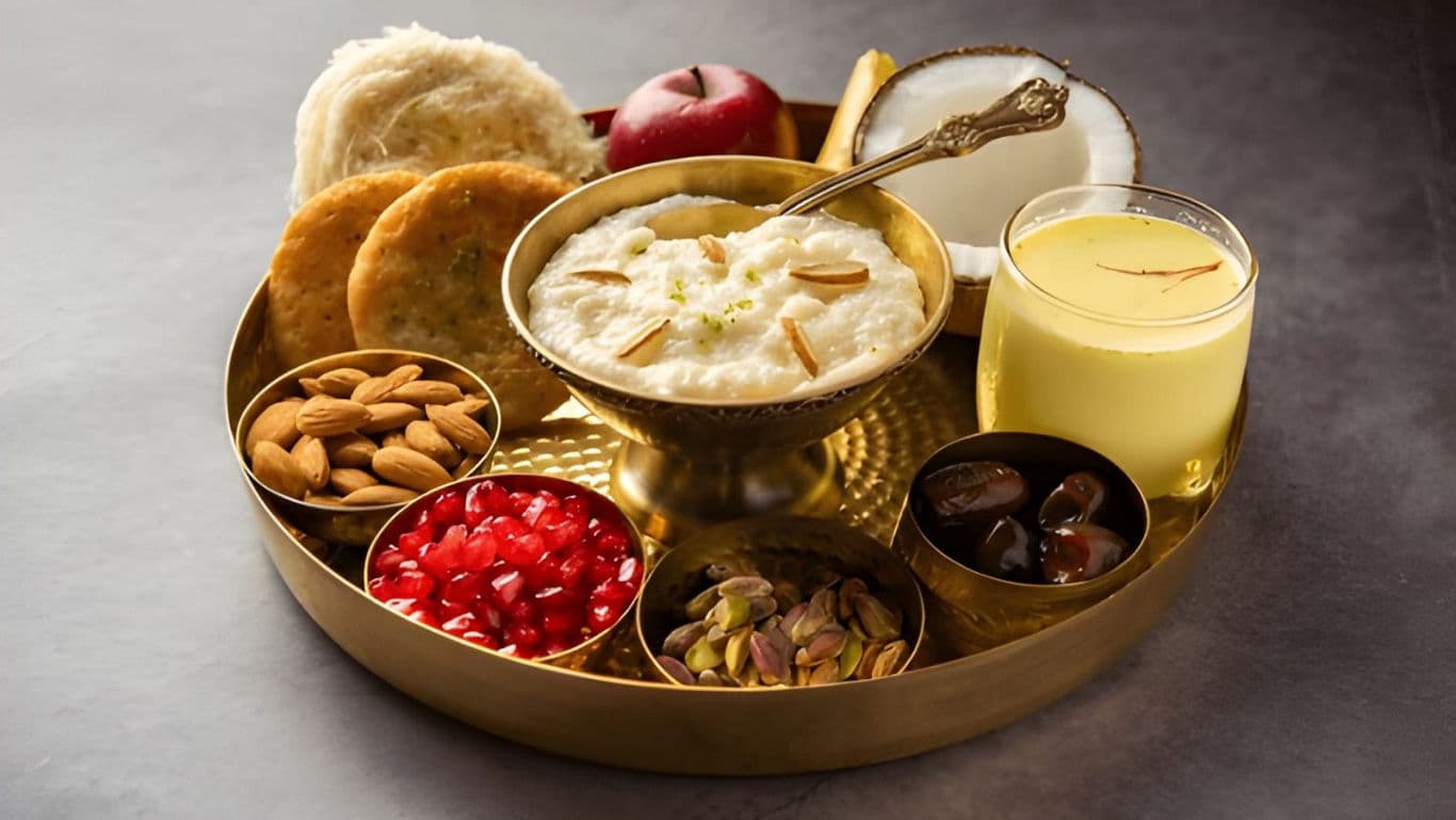 Sargi feast for bahu