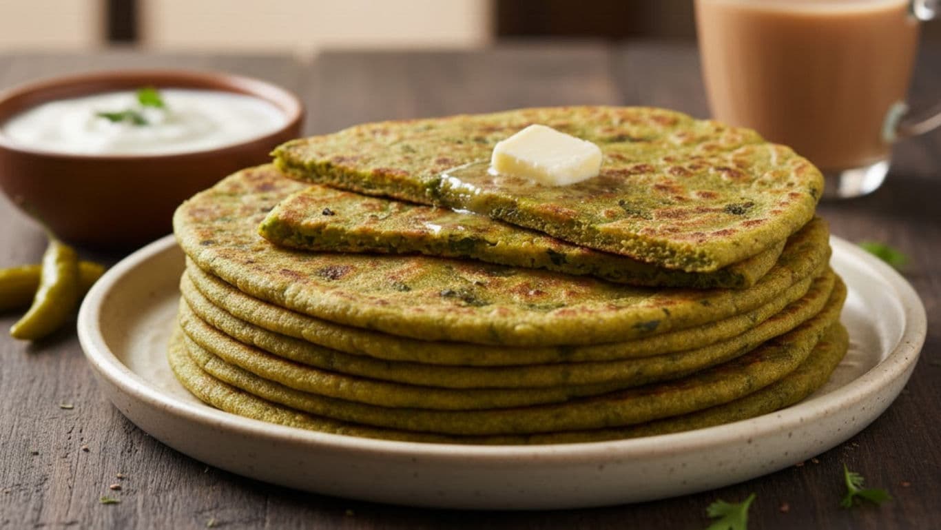 Sarson Ka Saag Dough Paratha