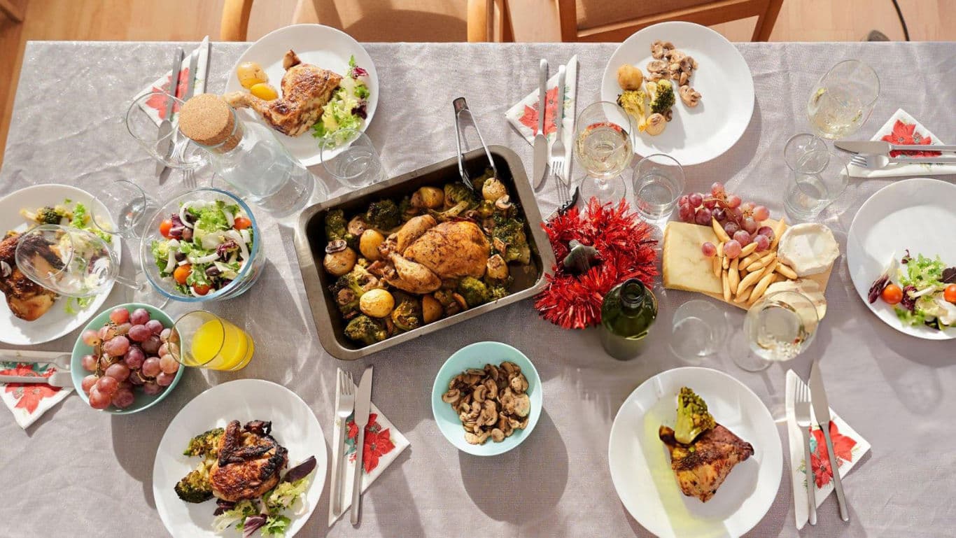 Spread of sheet pan baked