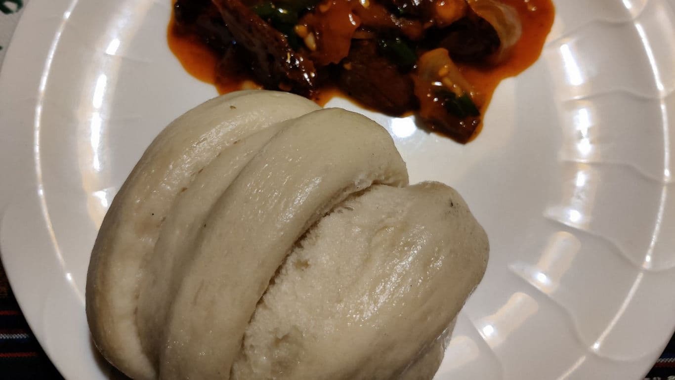 Steamed Bun with Savory Meat Dish