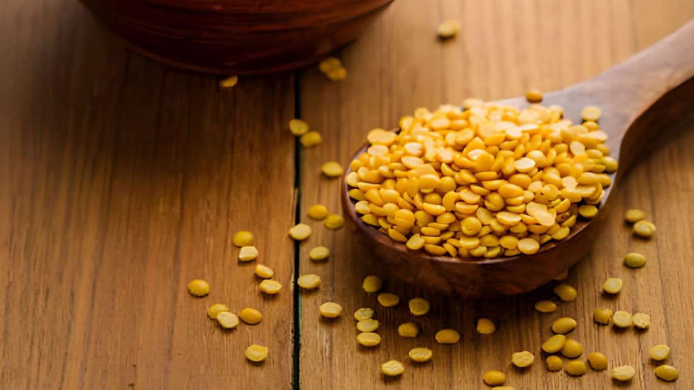 Toor dal closeup