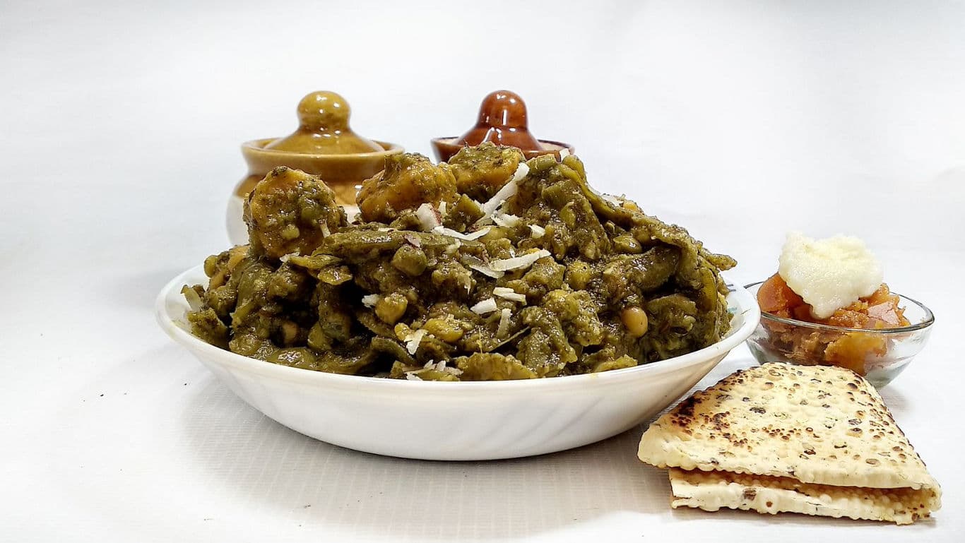 Traditional Indian Dish with Sides
