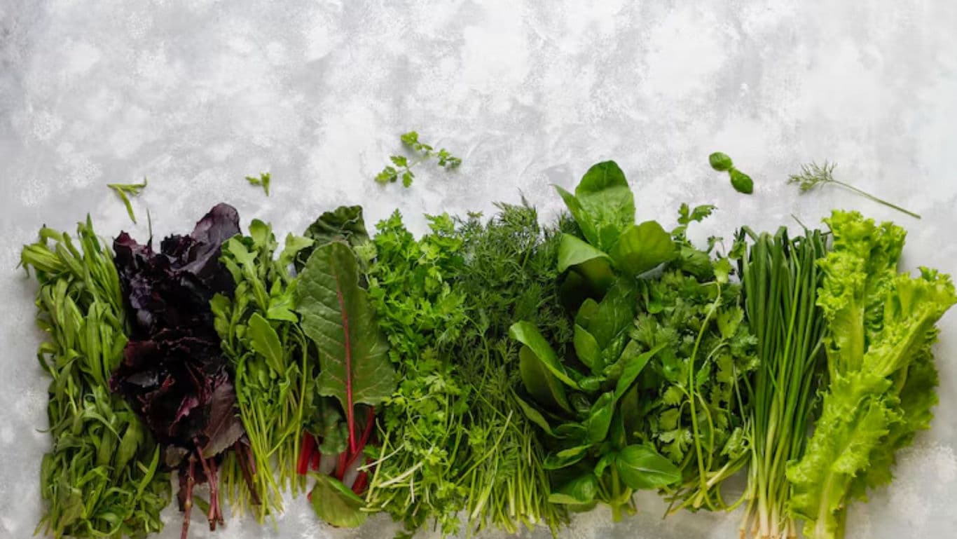 Fresh Assorted Green Leafy Vegetables