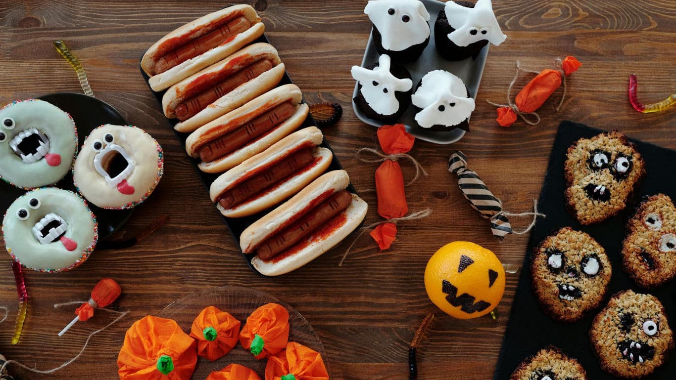 Halloween desi snacks
