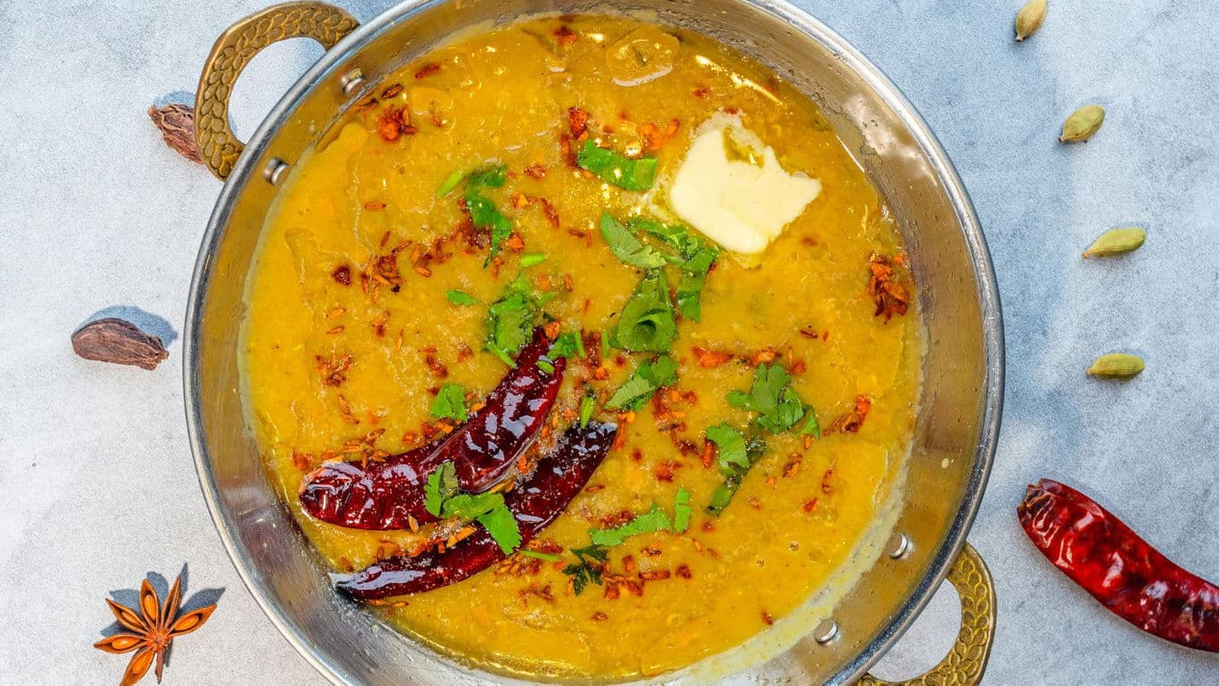 Leftover dal turned into Indian snacks and meals